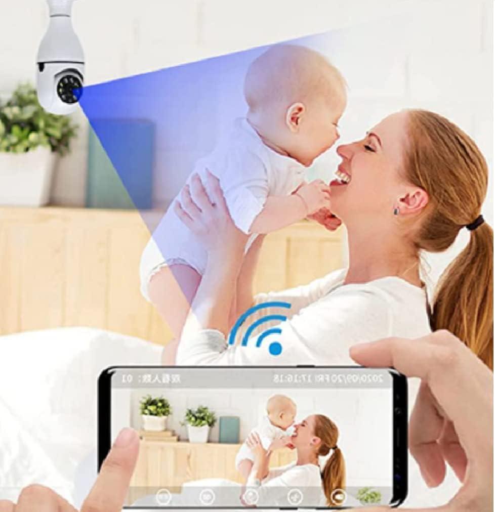"Mini 360° HD Smart Security Camera – Wireless Panoramic Home Monitor"