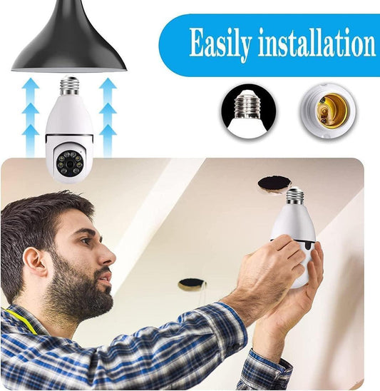 "Mini 360° HD Smart Security Camera – Wireless Panoramic Home Monitor"